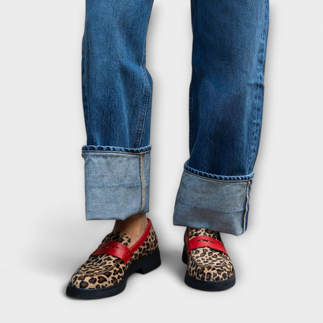 Liora – Leopard Print Round Toe