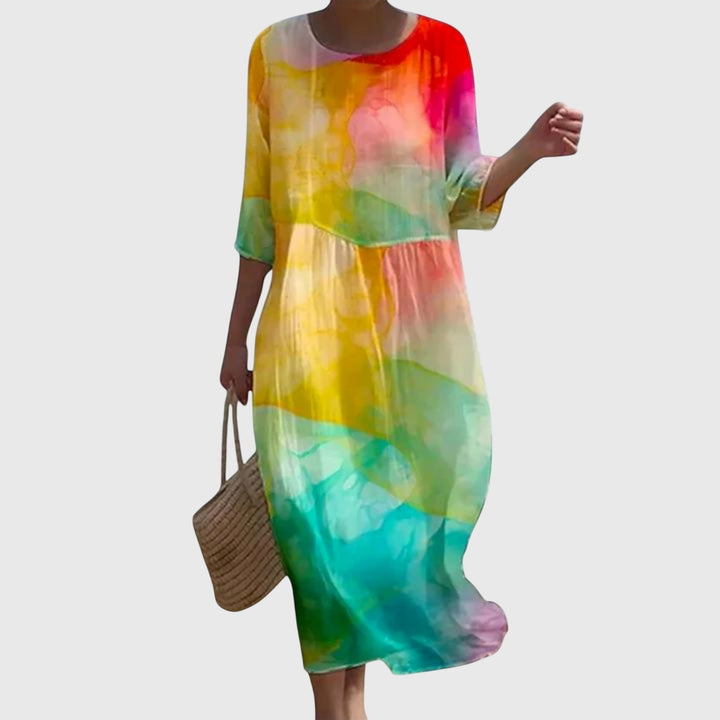 Hayley™ | Stylish Floral Maxi Dress